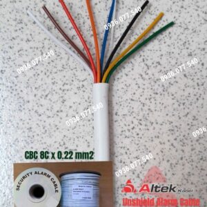 cáp báo cháy altek kabel 8c x 0.22 mm²