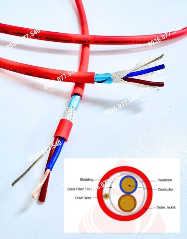 cáp chống cháy chống nhiễu altek kabel 2g 0.75 mm2