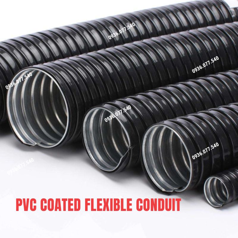 Ống ruột gà lõi thép bọc nhựa PVC (PVC Coated Flexible Conduit) là giải pháp luồn dây điện mềm, kín nước và bền bỉ