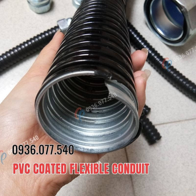 Ống ruột gà lõi thép bọc nhựa PVC phi 3" (ID75 - OD90), ống luồn dây điện cỡ lớn, chống bụi, chống nước, bền chắc. Kho HCM – Hà Nội – Đà Nẵng. Liên hệ 0936 077 540.